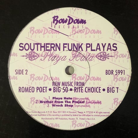 Southern Funk Playas / Playa Hata (12")