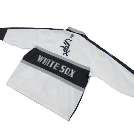 90s White Sox Nylon Jacket
