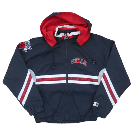 90s Chicago Bulls Nylon Jacket
