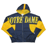 90s Notre Dame Nylon Jacket