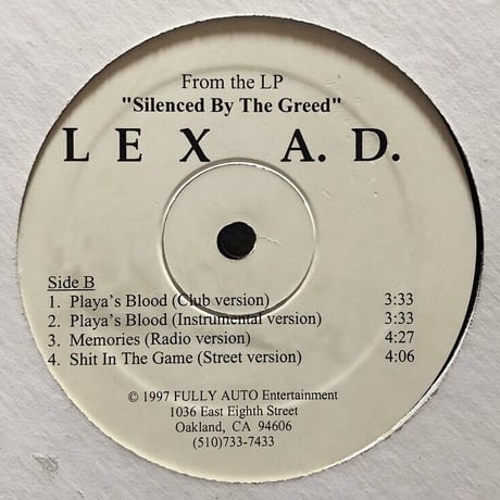 Lex A.D. / Silenced By The Greed (EP)