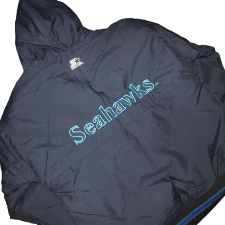 90s Seahawks Puffer Jacket