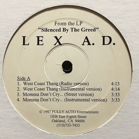 Lex A.D. / Silenced By The Greed (EP)