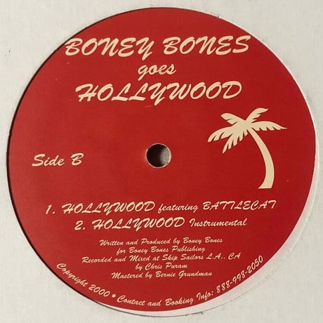 Boney Bones / Hollywood (12")