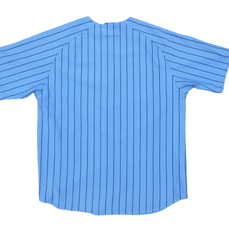 90s Karl Kani Pinstripe Baseball Shirt