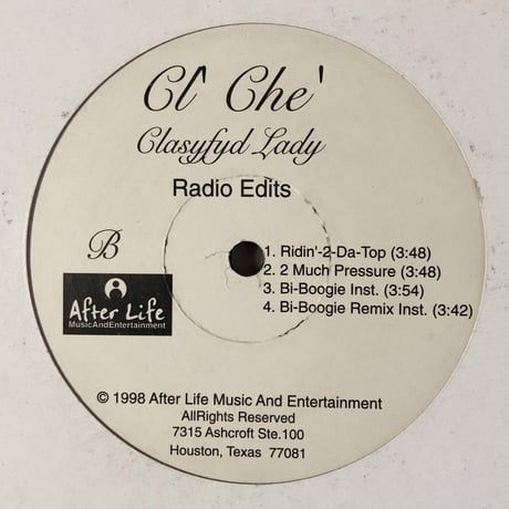 Cl' Che' / Clasyfyd Lady Radio Edits (EP)