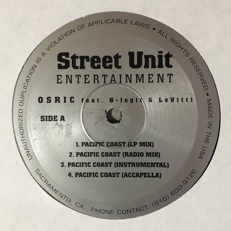 Osric / Pacific Coast (12")