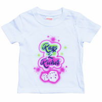 【Kids】Rags 2 Riche$ Airbrush Dice T-Shirt
