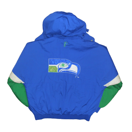 90s Seahawks Puffer Jacket