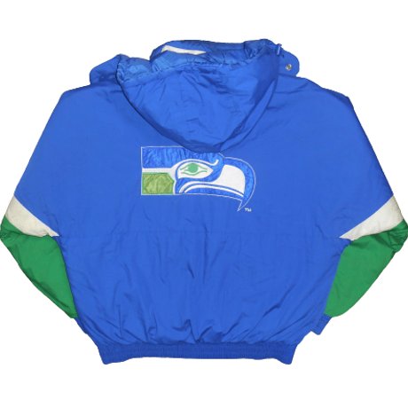 90s Seahawks Puffer Jacket