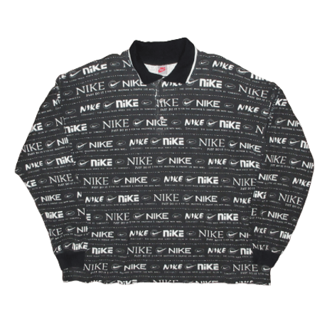 90s Nike L/S Polo Shirt