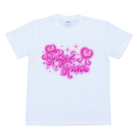 【Ladys】Rags 2 Riches Airbrush Over T-Shirt