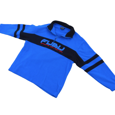 90s Fubu 1/4 Zip Fleece Sweatshirt