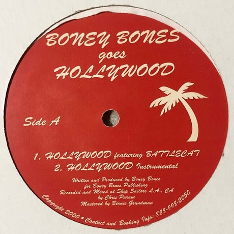 Boney Bones / Hollywood (12")