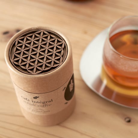 ホールコーヒー  [Café intégral] ＋カップ＆ステンレスソーサーセット