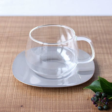 ハーブティー用カップ＆ステンレスソーサー