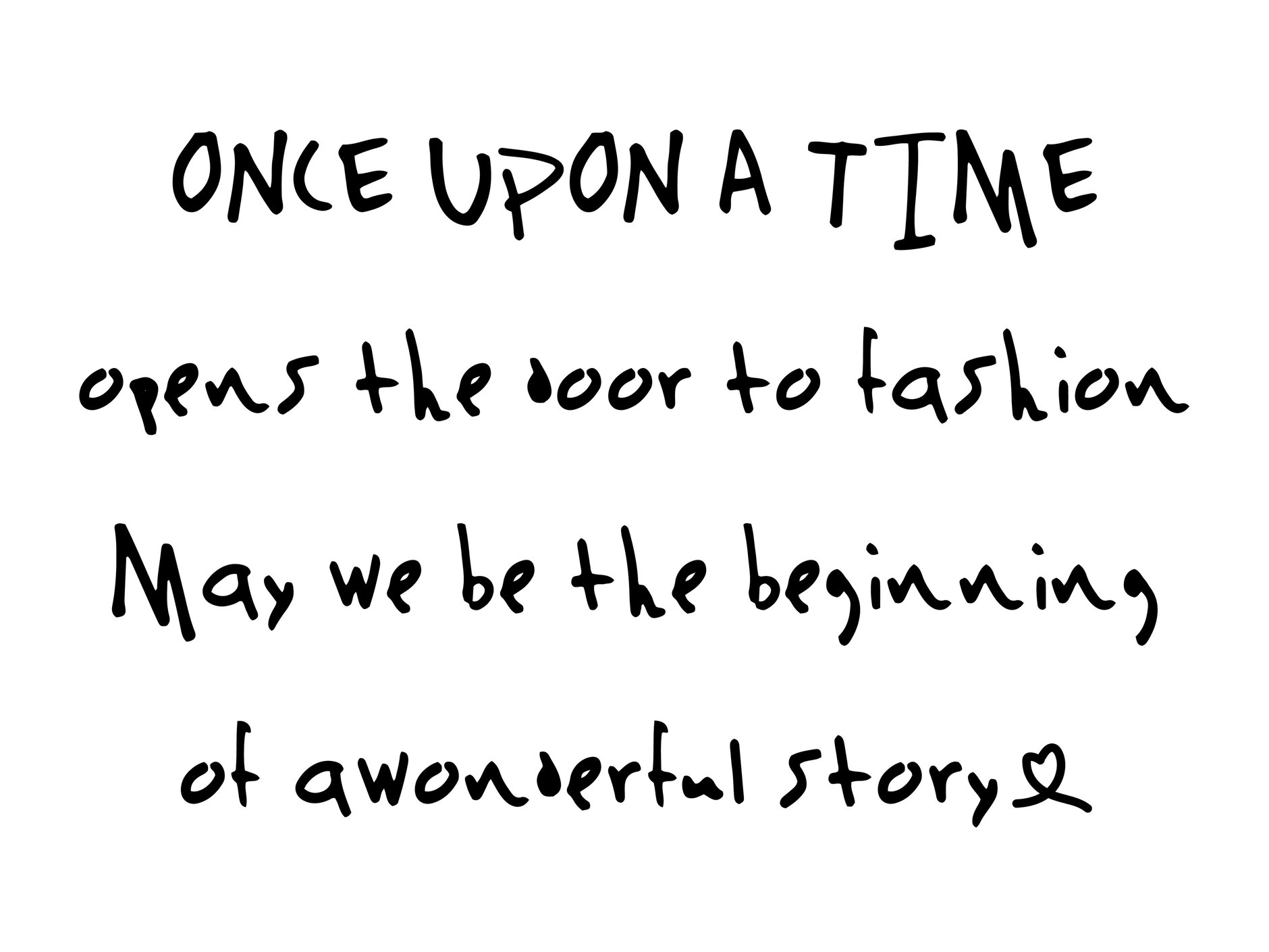 once upon a time