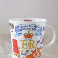 ダヌーンコレクションマグカップ（Dunoon Cair HM Queen Platinum Jubilee Mug）