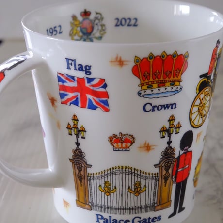 ダヌーンコレクションマグカップ（Dunoon Cair HM Queen Platinum Jubilee Mug）
