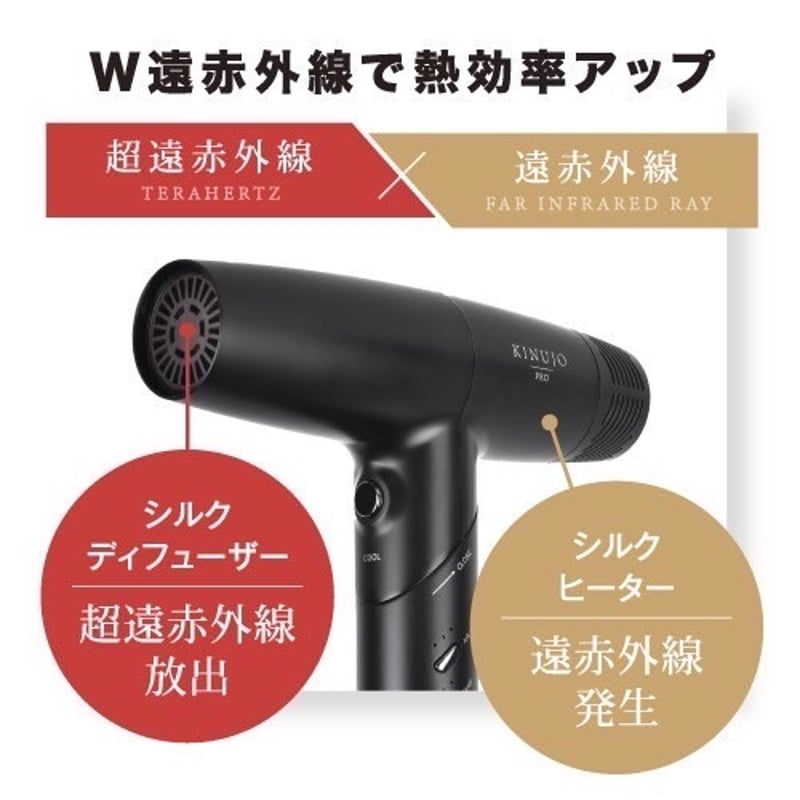 💫オンライン限定商品💫サロン専売 ＫＩＮＵＪＯヘアドライヤーPro