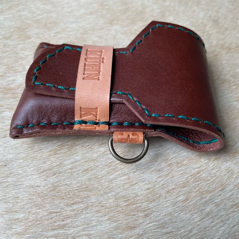 携帯灰皿 レザー 本革【ダークブラウンA】 日本製アッシュトレイ 小物