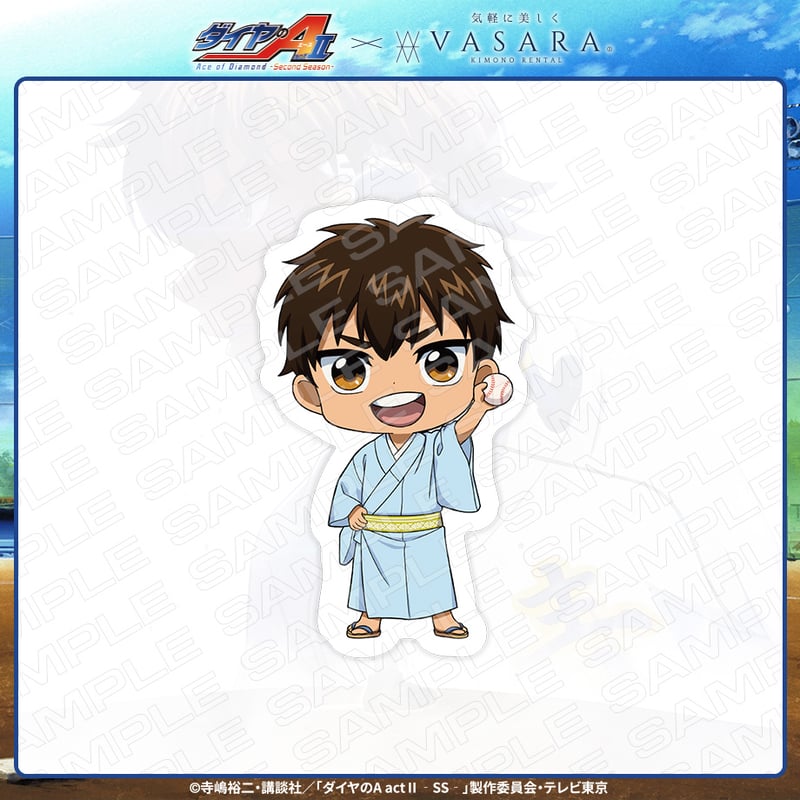 ステッカー 沢村栄純【ダイヤのA】 | VASARA OFFICIAL ONLINE STORE