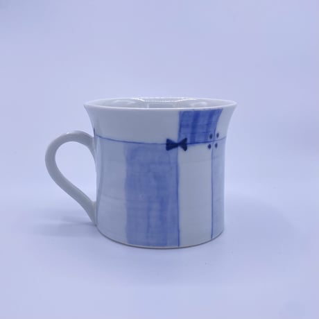 【柴田良三】染付陶器 マグカップ / Magcup