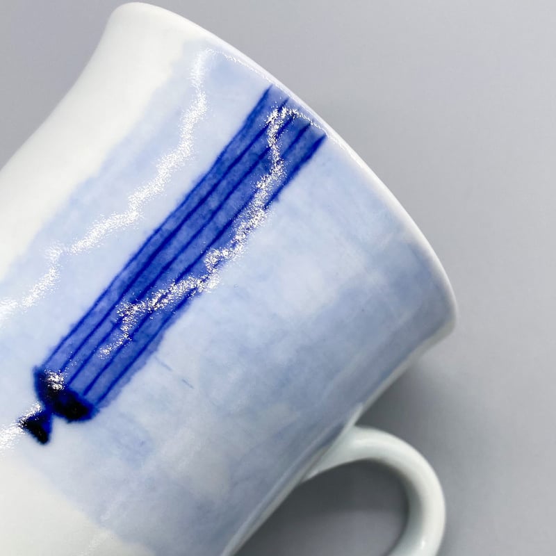 柴田良三さん盃　六客 柴田良三】染付陶器 マグカップ / Magcup | by Art STORE