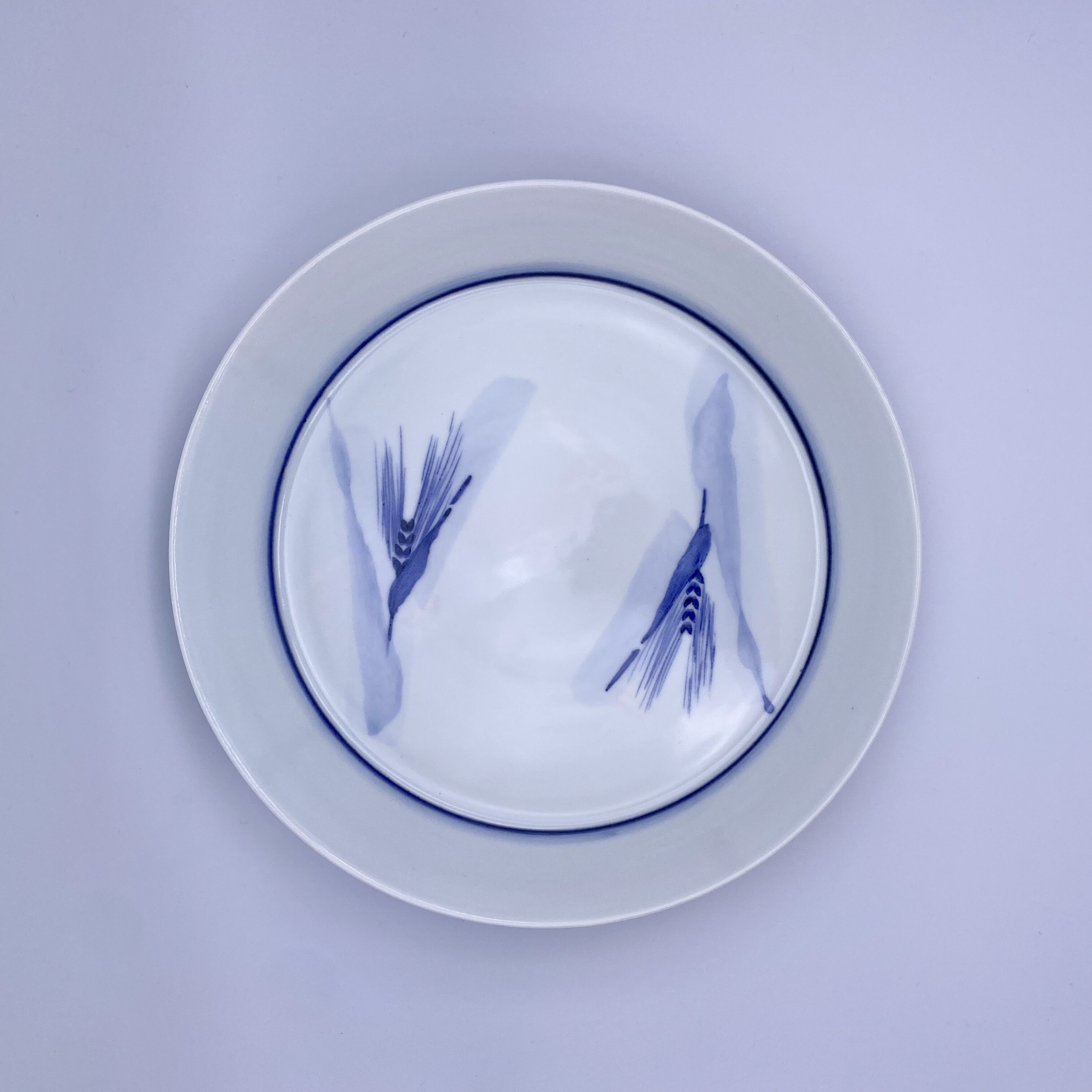 柴田良三】染付陶器 《麦》大皿 / large plate | by Art STORE
