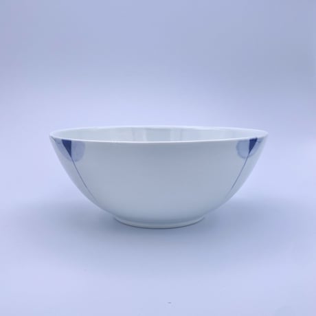 【柴田良三】染付陶器 深鉢 / bowl