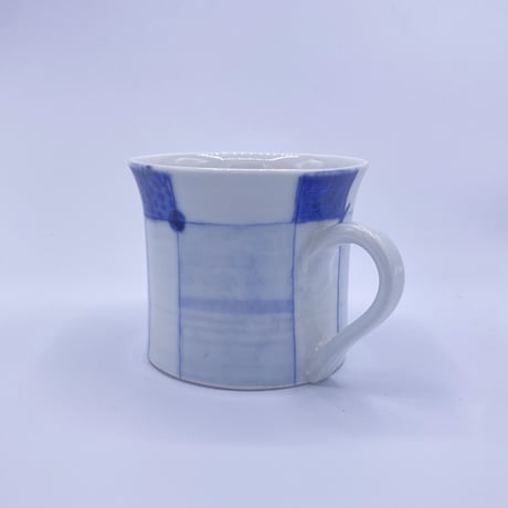 【柴田良三】染付陶器 マグカップ / Magcup
