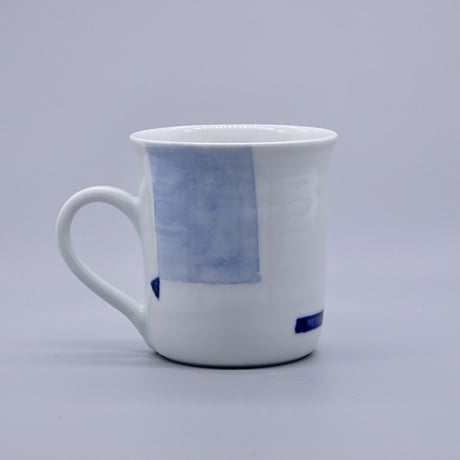 【柴田良三】染付陶器 マグカップ  / Magcup