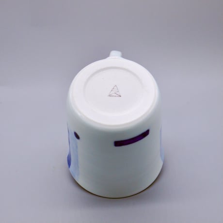【柴田良三】染付陶器 マグカップ  / Magcup