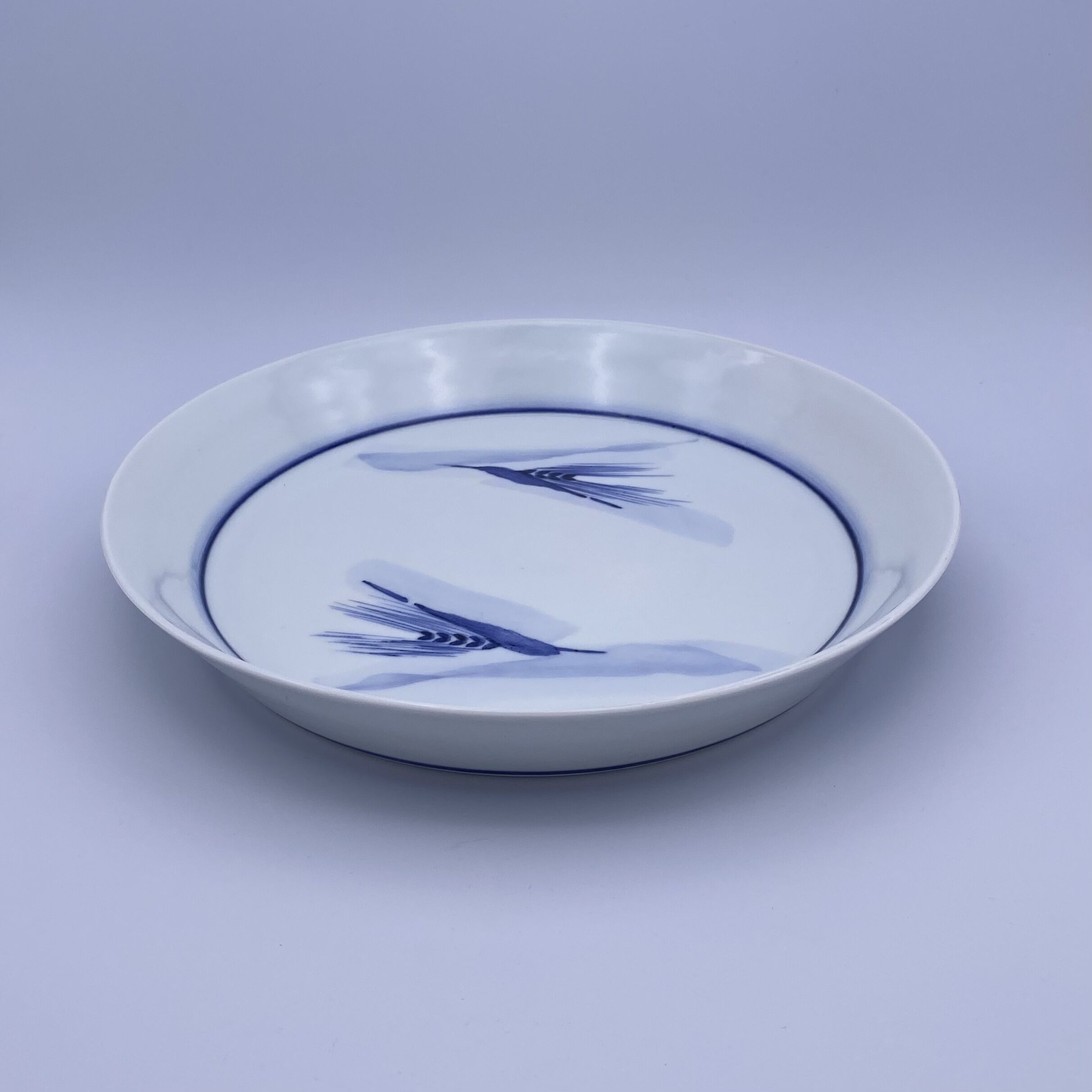 柴田良三】染付陶器 《麦》大皿 / large plate | by Art STORE