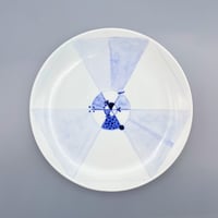 柴田良三】染付陶器 《麦》大皿 / large plate | by Art STORE