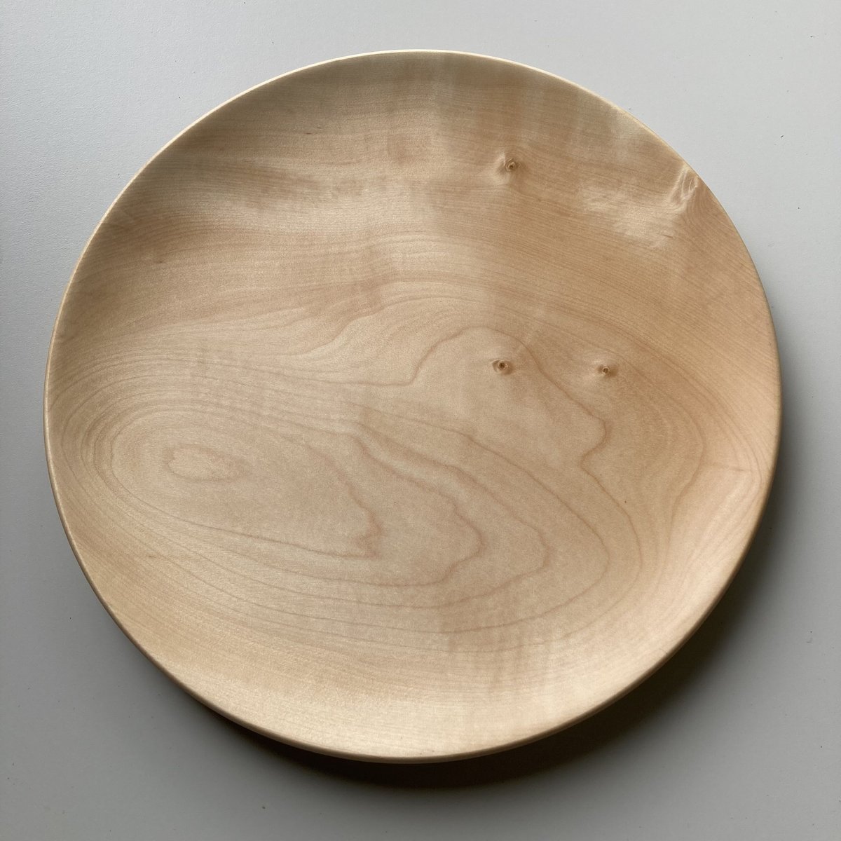 栃（トチ）の木 ウッドプレート 木の皿 240ミリ T3 | Yadorigi Online