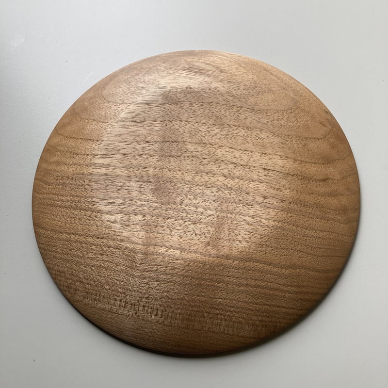 ウッドプレート 木のお皿 くるみ 210ミリ W1 | Yadorigi Online
