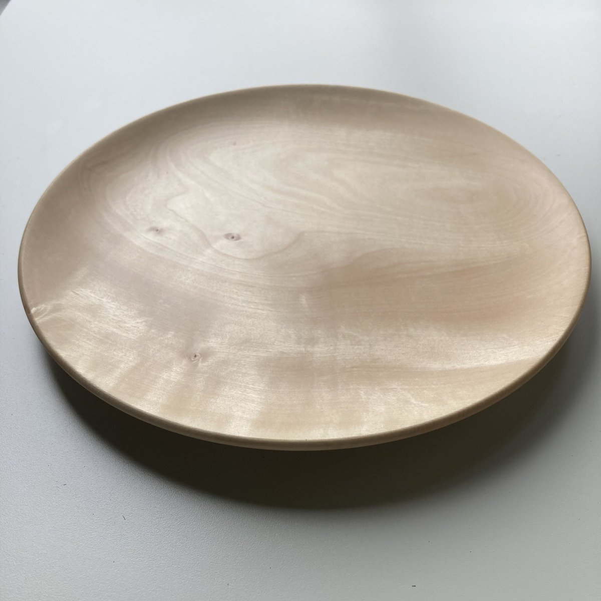 栃（トチ）の木 ウッドプレート 木の皿 240ミリ T3 | Yadorigi Online