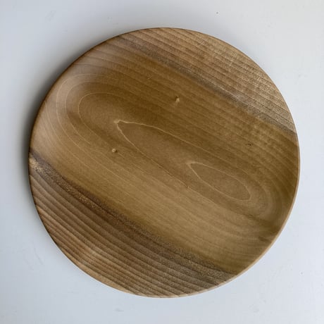 H4 飛騨産 ウッドプレート 木のお皿 朴の木 210ミリ