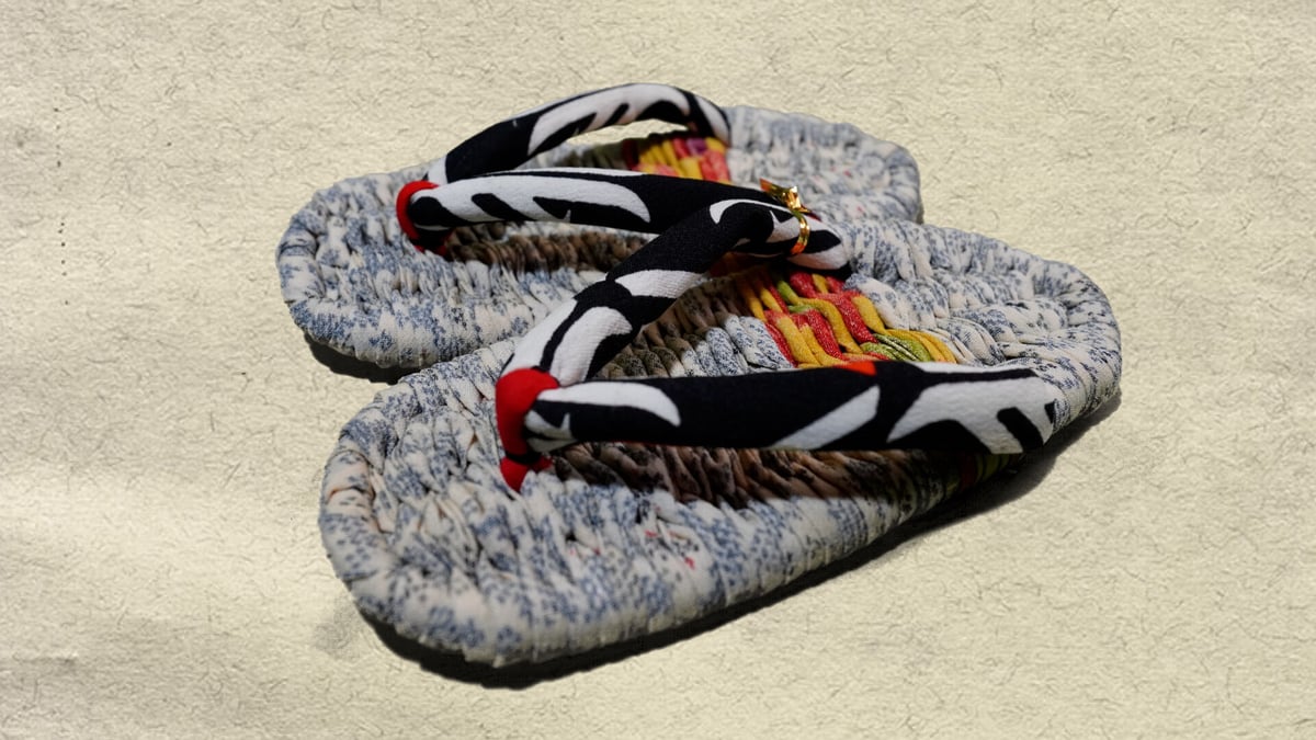 紫乃さま専用　布ぞうり１５足 FLIP TEE FLOP】24cm 布ぞうり ピンク【No.209】 | iichi 日々の