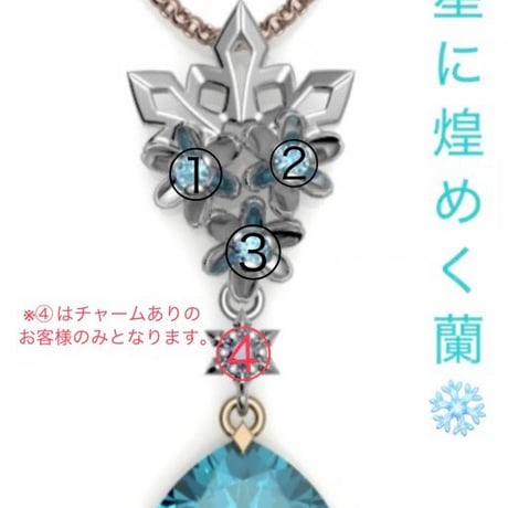 百花繚乱　お得枠ペントップ【雪星に煌めく蘭】❄️