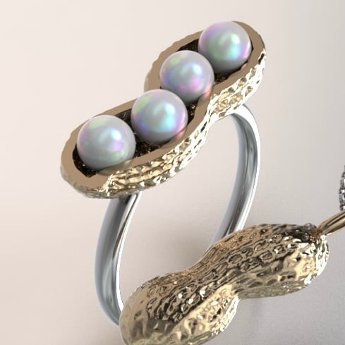 ピーナッツリング | IDEA JEWELRY