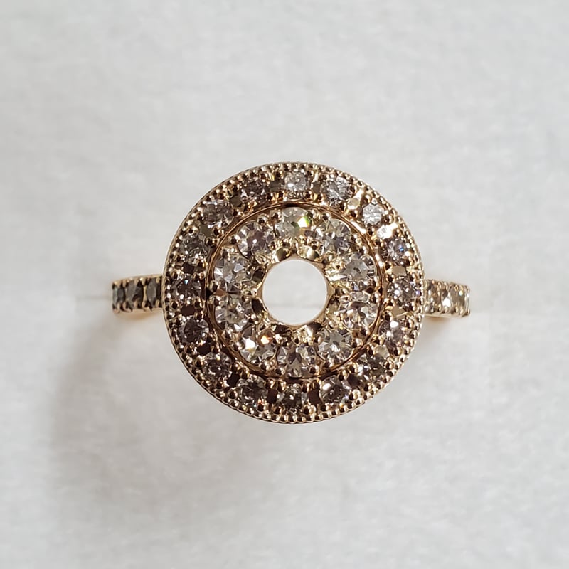 森羅パーツ取巻き空枠 1.8㎜×10PC/持込中石4.0mm | IDEA JEWELRY 