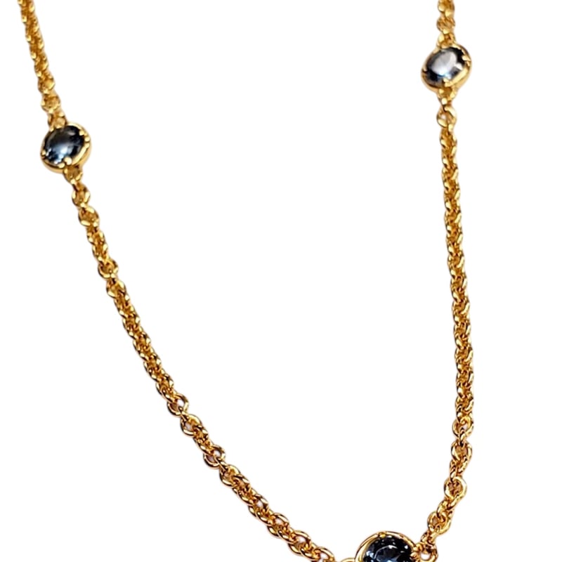 シルバーブレスレット サンタマリア アクアマリン 3PC | IDEA JEWELRY