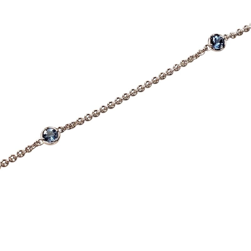 シルバーブレスレット サンタマリア アクアマリン 3PC | IDEA JEWELRY