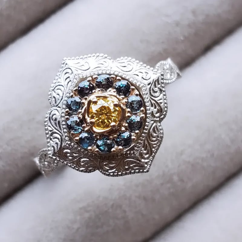 森羅/綺羅パーツ イエローダイヤ/アレキサンドライト | IDEA JEWELRY