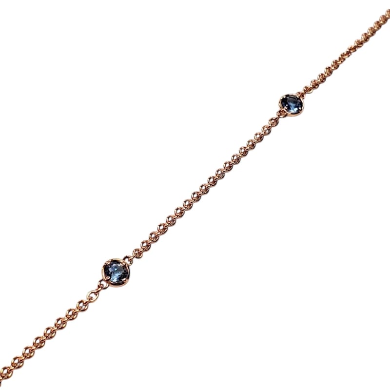 シルバーブレスレット サンタマリア アクアマリン 3PC | IDEA JEWELRY