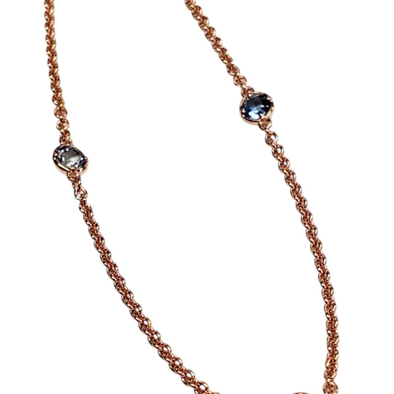シルバーブレスレット サンタマリア アクアマリン 3PC | IDEA JEWELRY