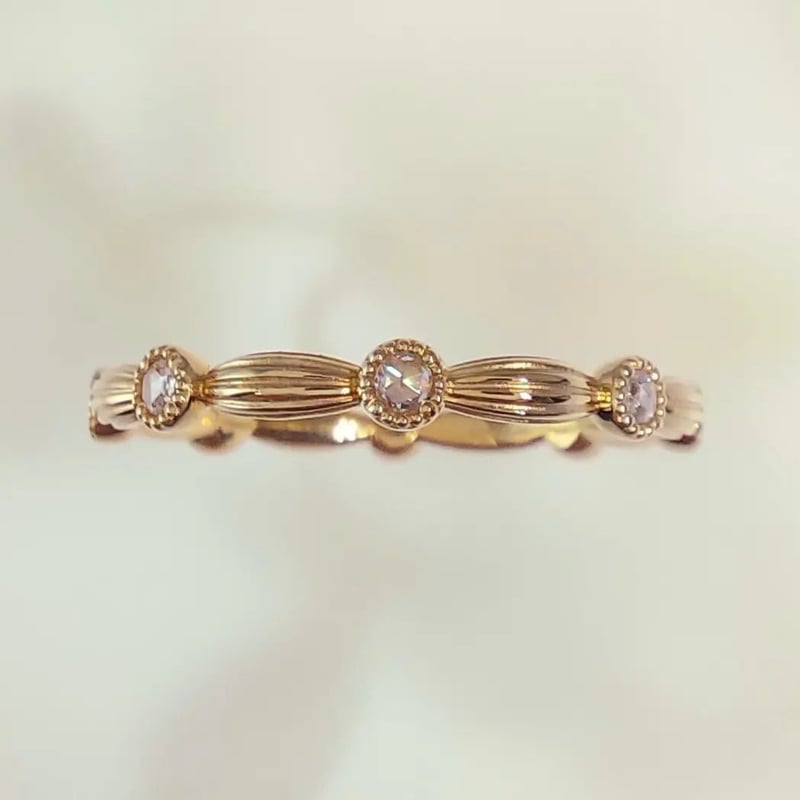 フルエタ ROCA花かざりリング ローズカットダイヤ | IDEA JEWELRY