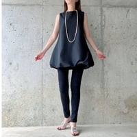タフタバルーンチュニック（Black）